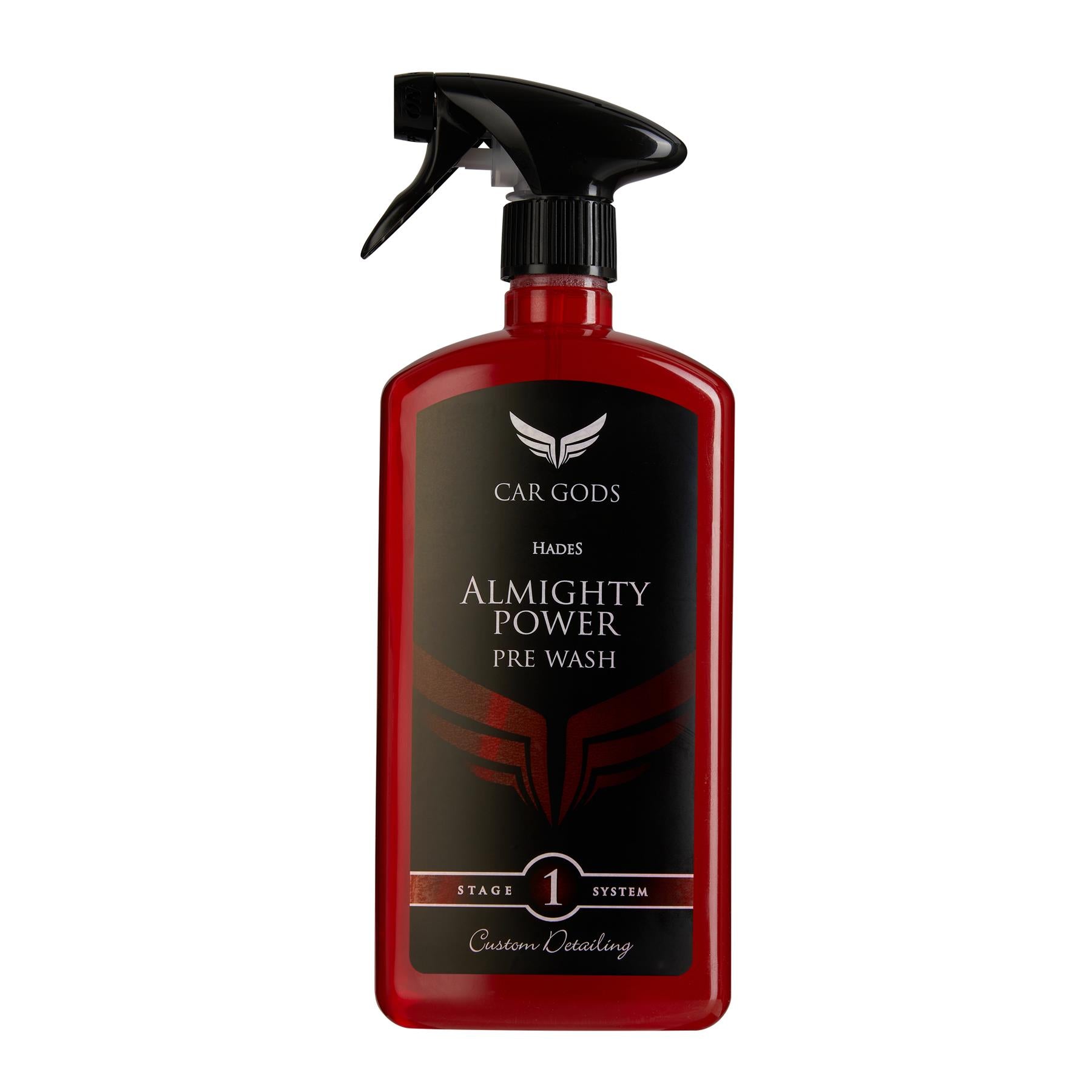All purpose cleaner spray pre wash front of bottle