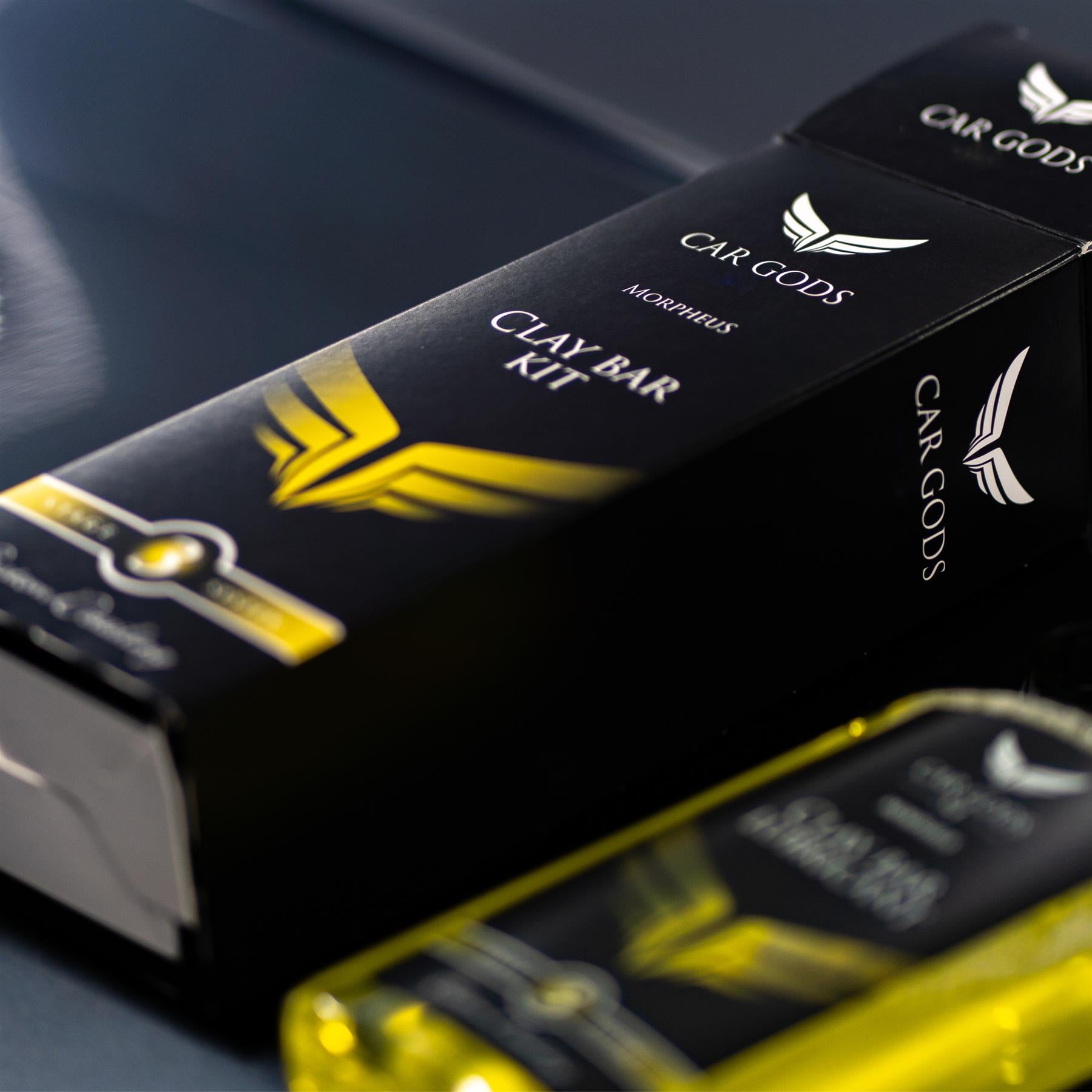 Clay bar box and clay bar lubricant bottle