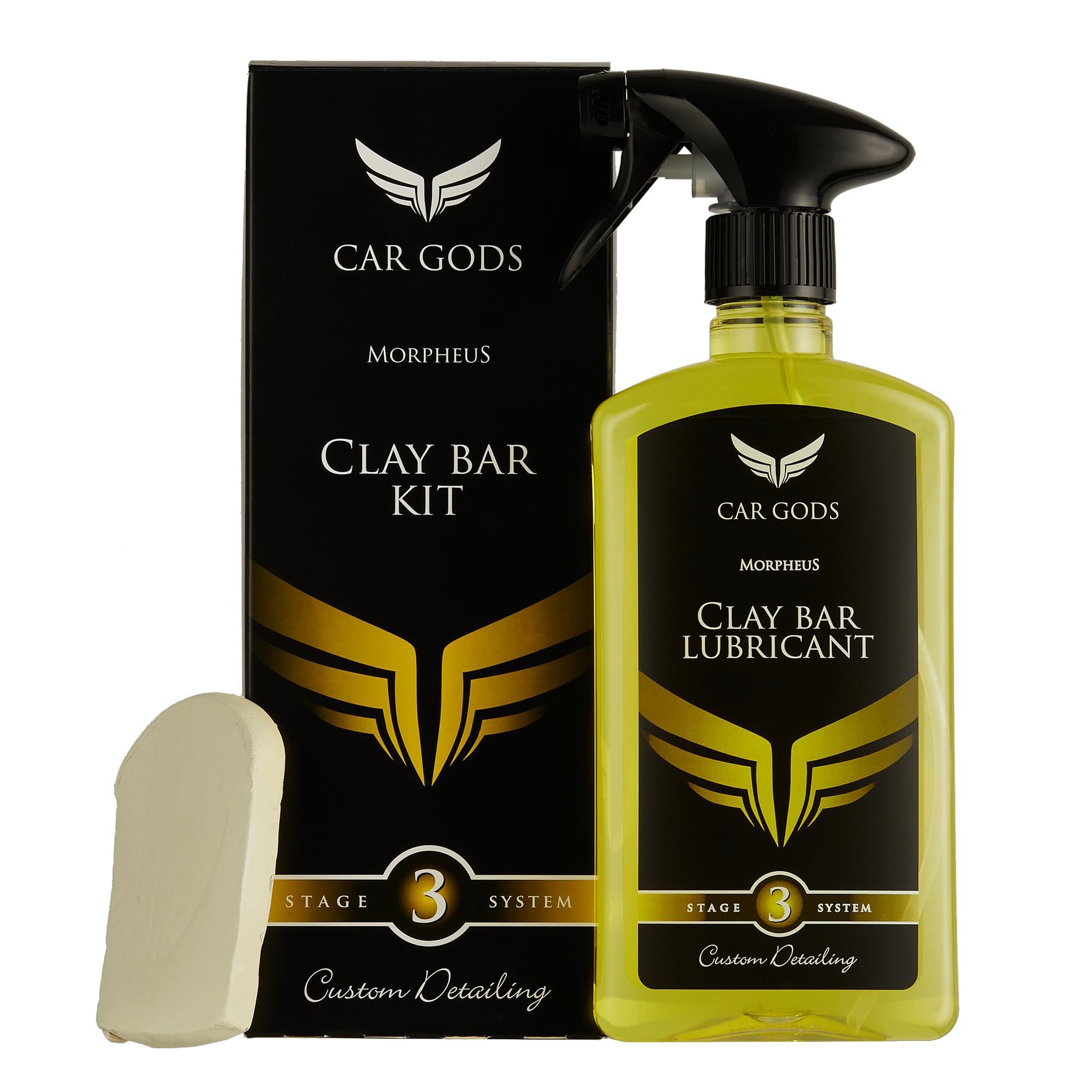 Clay Bar & Lubricant Detailing Kit - 500ml