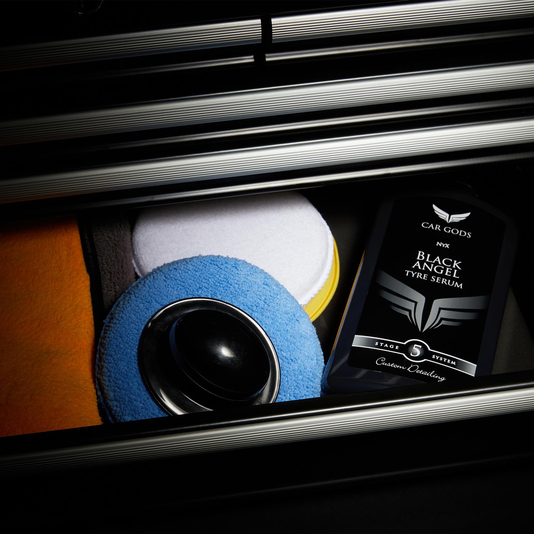 Black Angel Tyre Serum with Applicator Pads