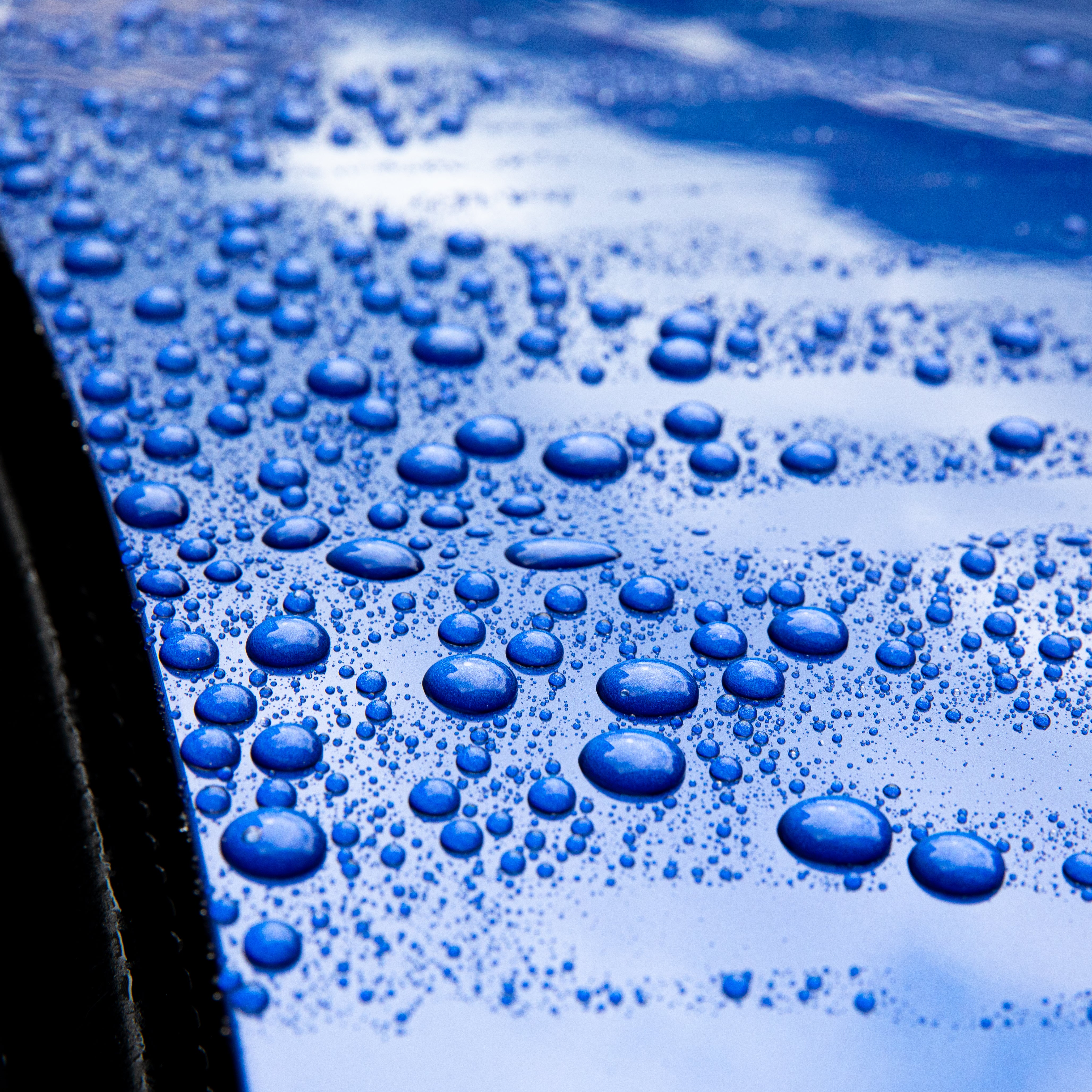Water beading from Hard Hybrid Ceramic Wax