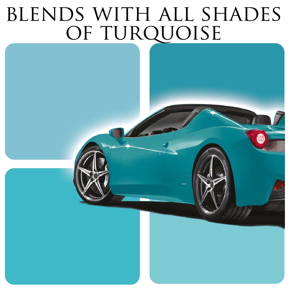 Blends with all shades of Turquoise