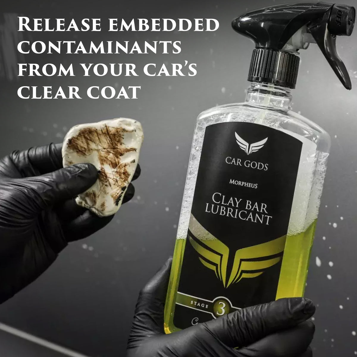 Clay Bar & Lubricant Detailing Kit - 500ml