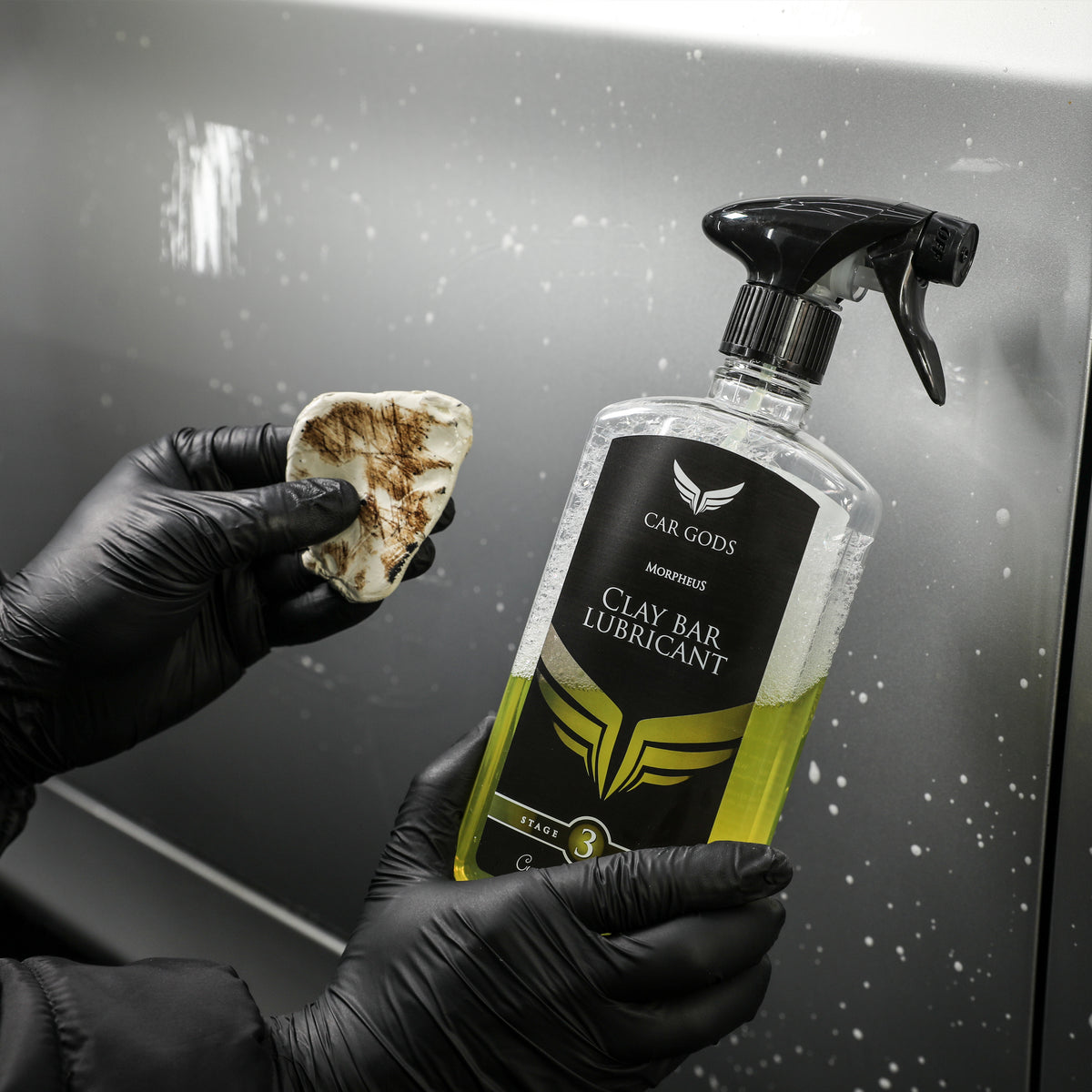 Clay Bar & Lubricant Detailing Kit - 500ml