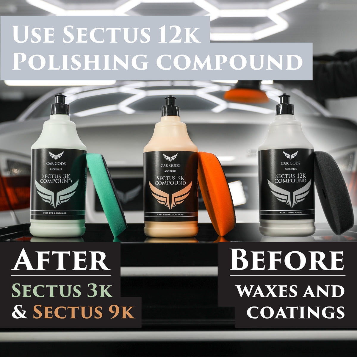 Sectus 12K Fine Finish Cutting Compound - 1L
