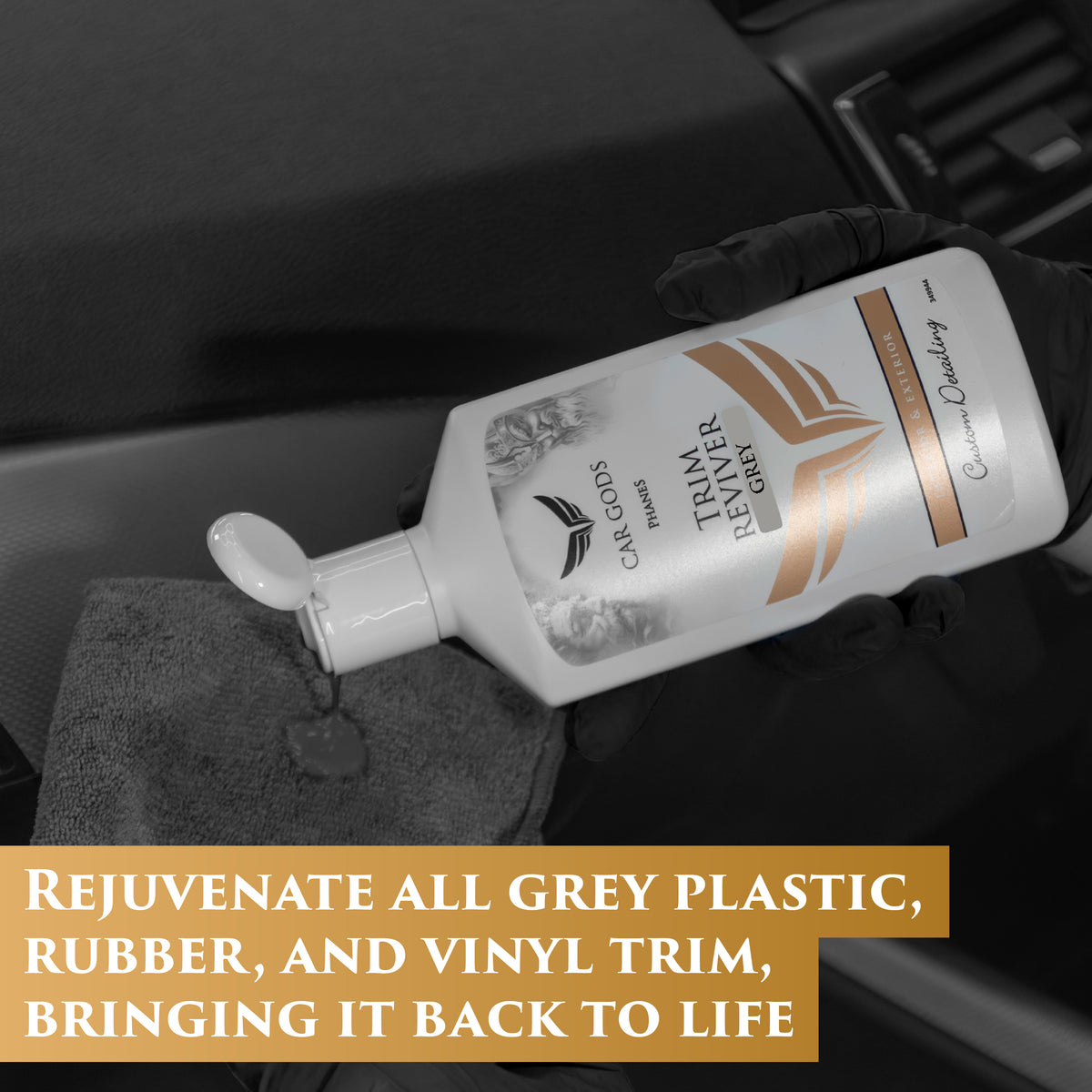Interior & Exterior Trim Rejuvenator Kit - Grey