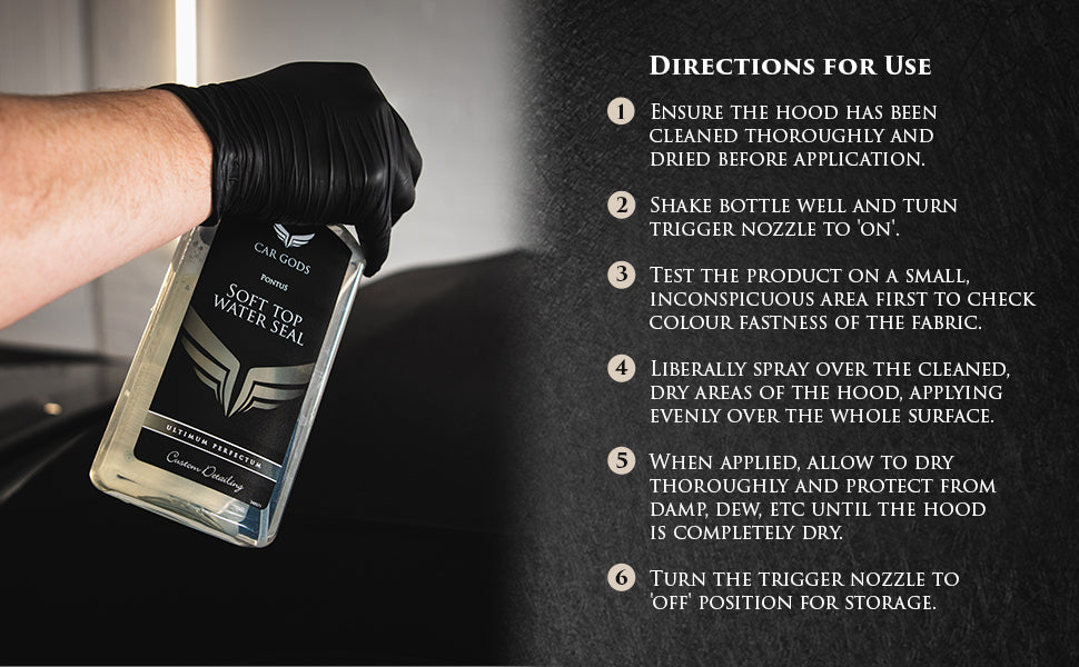 Soft Top Water Sealant Spray - 500ml
