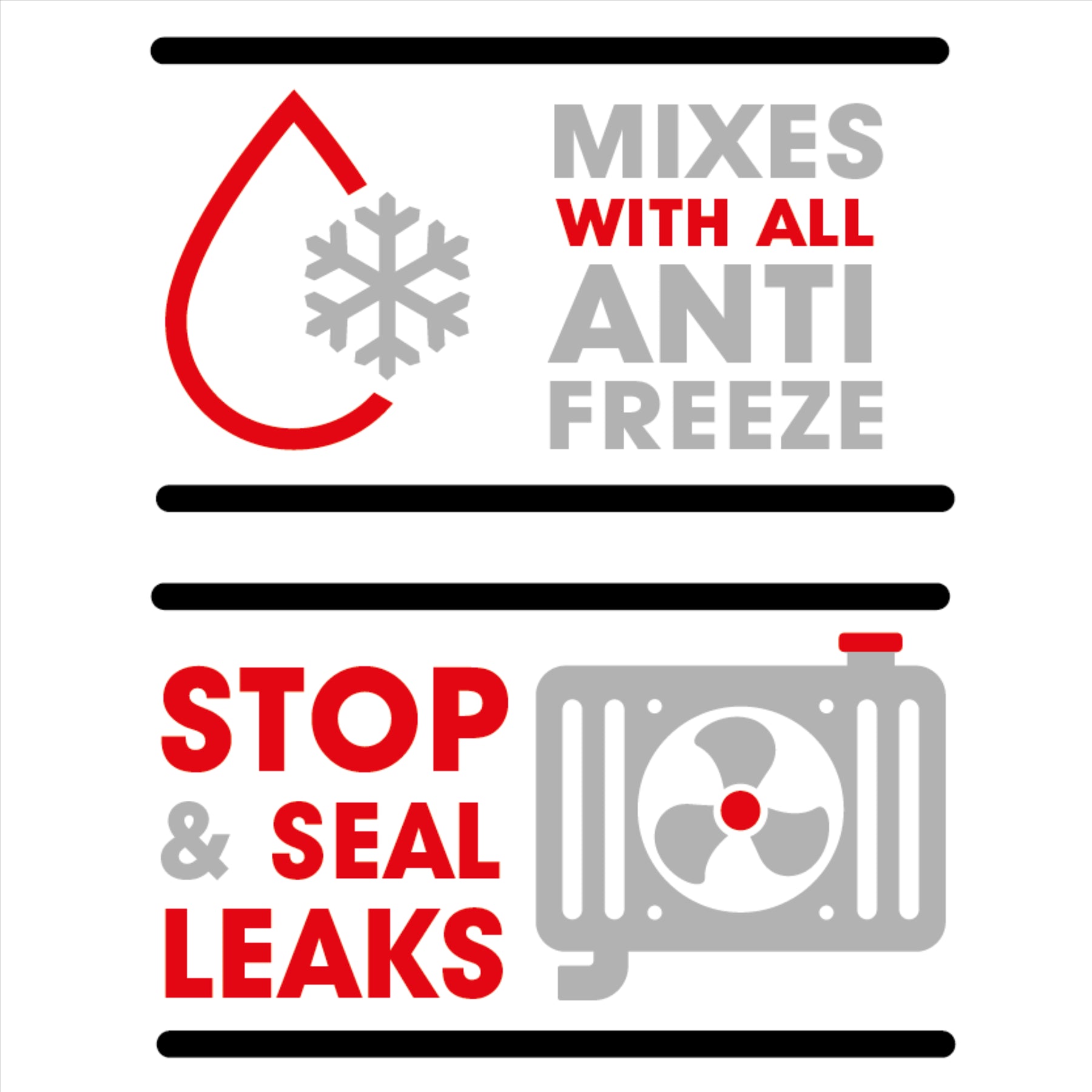 Mixes with all Anti Freeze