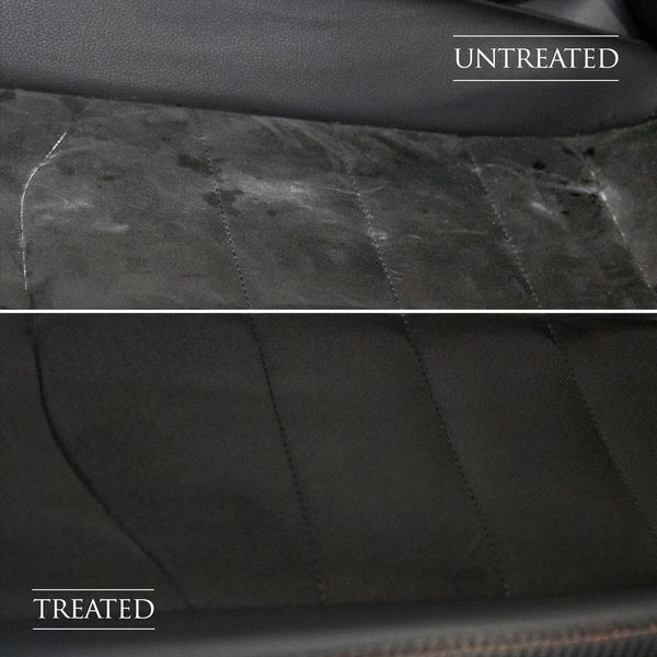 Treated vs Untreated Fabric Reviver Seat