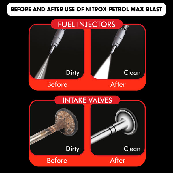 Before and After Nitrox Max Blast
