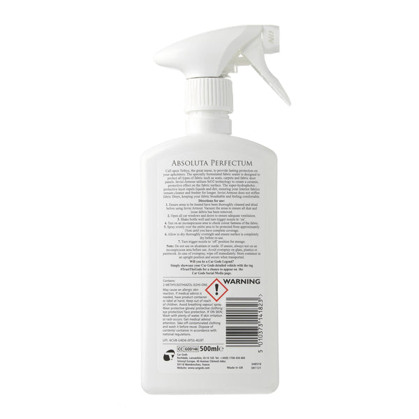 Reverse bottle of ceramic fabric sealant
