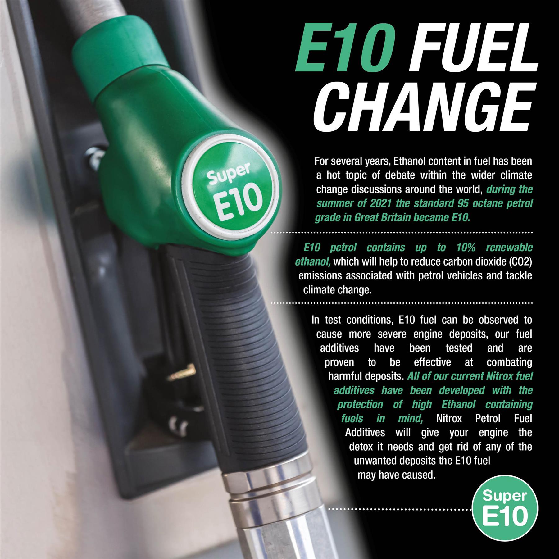 E10 infographic