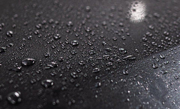 Water beading effect from ceramic hybrid wax