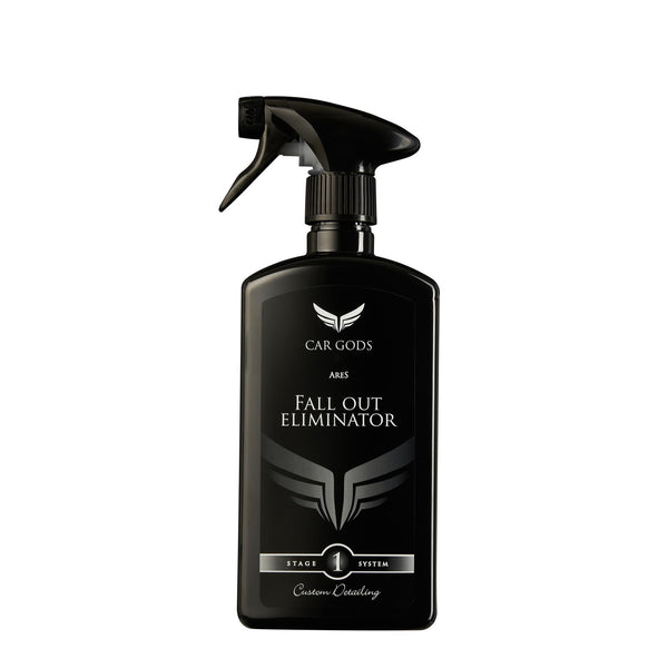 Front shot of the 500ml iron fallout remover bottle