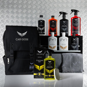The full range of products included in the paintwork perfection kit