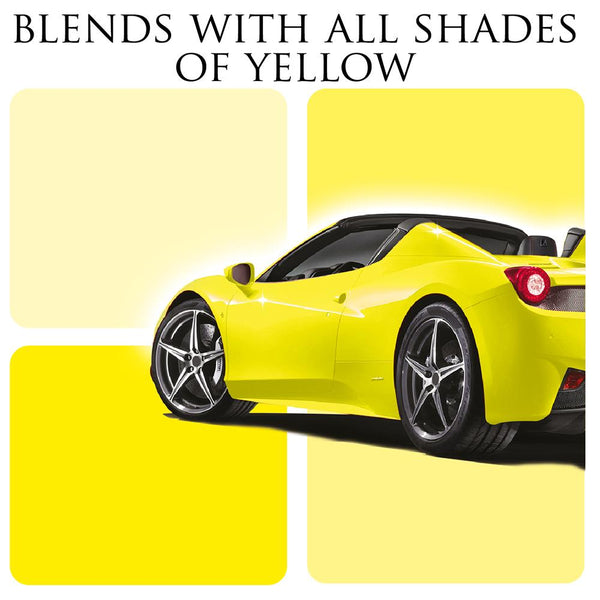 Blends with all shades of yellow paintwork