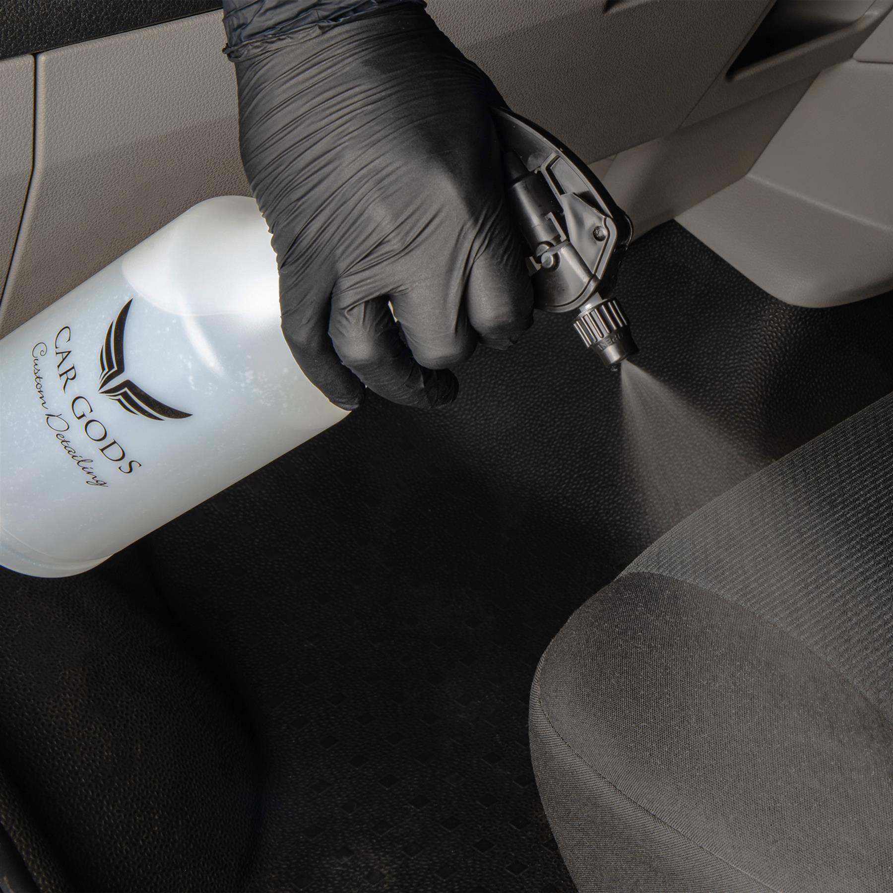 Spray Ceramic Fabric Sealer Directly onto Cloth Seats