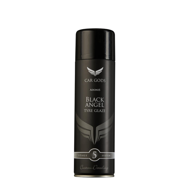 Adonis Black Angel Tyre Glaze Spray Front Of the can